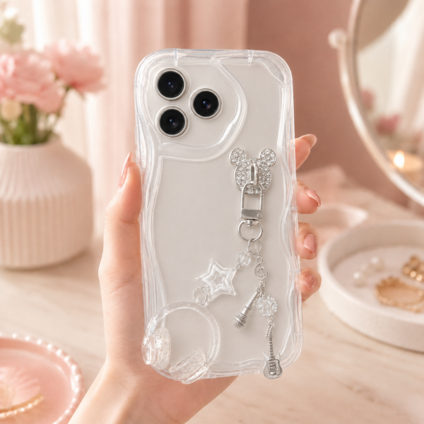 Wave Case Backstage Bling Floating Trinkets (Transparent)